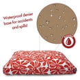 thumbnail image 4 of Majestic Pet | Plantation Shredded Memory Foam Rectangle Pet Bed For Dogs, Removable Cover, Red, Medium, 4 of 5