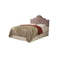thumbnail image 6 of Furniture of America Binah Fabric Tufted Twin Headboard with LED in Brown, 6 of 7