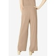 thumbnail image 3 of Roaman's Women's Plus Size Ultrasmooth Fabric Wide-Leg Pant Stretch Jersey, 3 of 5