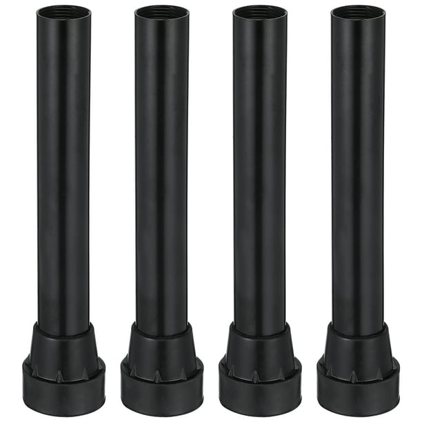 4 piezas de patas de trampolín con almohadilla de acero inoxidable, tubo de pata de trampolín, pieza de trampolín