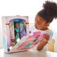 thumbnail image 5 of Disney Store Muñeca oficial Princess Story (Jasmine de Aladdin) 11 pulgadas, incluye libro para colorear y vestido adicional, muñeca princesa con traje clásico, juguetes de princesa para niñas, 5 of 5