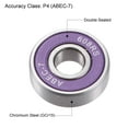 thumbnail image 4 of Uxcell Roulements à Billes ABEC7 pour Planche à Roulettes Patins à Roues Alignées 12 Pcs Violet ABEC-7, 4 of 5