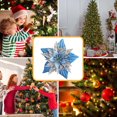thumbnail image 1 of Decoraciones navideñas Vmvidoty Simulación de flores navideñas Accesorios para coronas navideñas Decoración para árbol de Navidad Oferta doble de flores navideñas para días Decoración navideña, 1 of 6