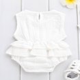 thumbnail image 2 of Baby Girl Sleeveless Ruffle Romper Dress, 2 of 6
