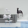 thumbnail image 2 of Estatua De Perro Galgo Abstracto Creativo, Figura De Resina, Escultura Artesanal De Animal Para Decoración De Sala De Estar, Centro De Mesa, 2 of 8