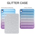thumbnail image 6 of Dteck Puffy Case for iPad Air 3rd Gen Case, iPad Pro 10.5 Inch 2017/2015 Case,Gradient Glitter Anti-Scratch Down Jacket Soft 3D Shockproof Case,Blue Purple, 6 of 6