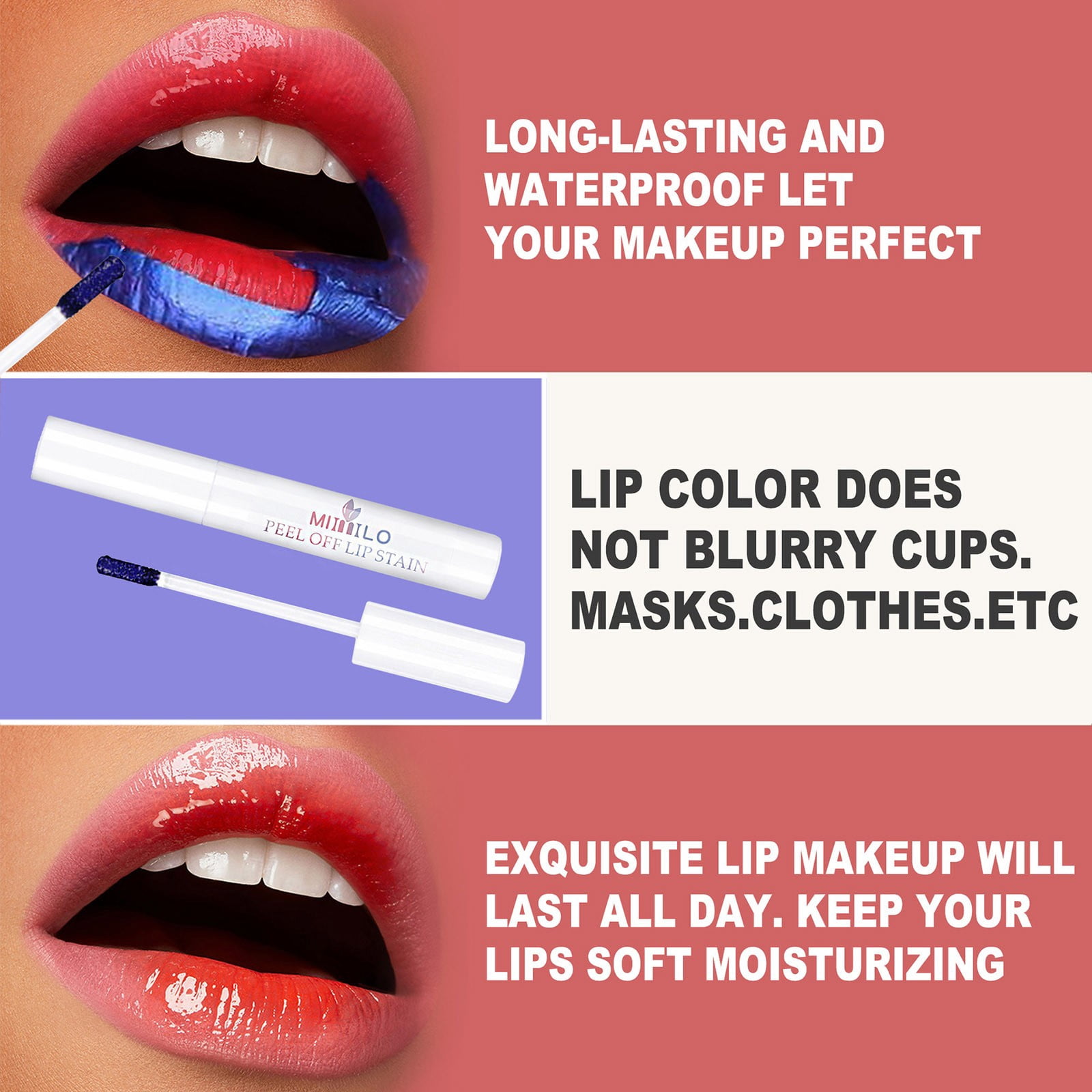Teeth Filler Cute Lip Gloss for Girls Lip Buzzing Lip Oil Light Lip Gloss Set Glitter Lip Gloss Cute Lip Gloss for Teen Girls Clear Watermelon Lip Gloss Lip Wrap Clear Sparkly Lip Gloss Lip Gloss Long