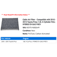 thumbnail image 2 of Cabin Air Filter - Compatible with 2010 - 2015 Toyota Prius 1.8L 4-Cylinder FULL HYBRID EV-GAS FHEV 2011 2012 2013 2014, 2 of 2