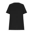 thumbnail image 5 of Hvyesh Women's Plus Size Tops Dressy Short Sleeve Tunic Tops 2025 Summer Casual Tee Shirt Flowy Hide Belly Blouses Gangas, 5 of 6