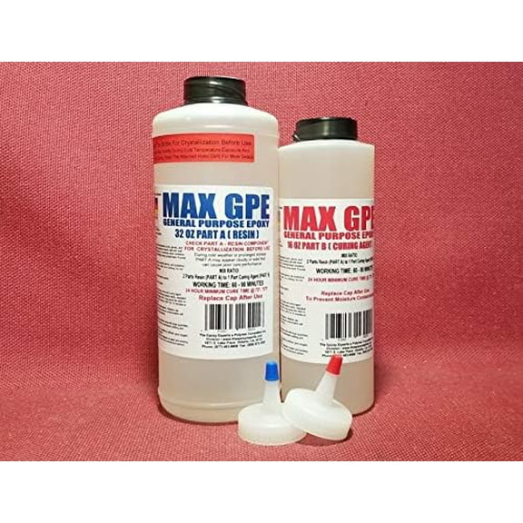 MAX GPE A/B Epoxy Resin Injectable Glue for RV Panel Delamination, Harden Soggy Floor, Stabilize Wood Rot, Sealer & Waterproofing Coating, Fiberglassing Resin$$Tools & Hardware Other