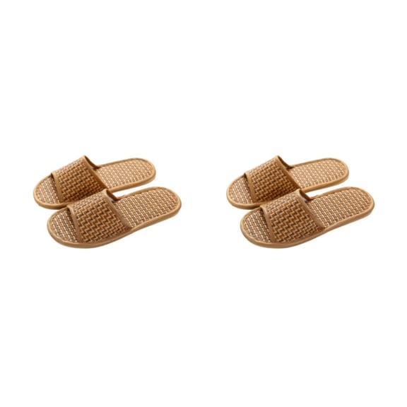 Minnieouse 1 par de pantuflas para interiores, sandalias casuales de verano con punta abierta, calzado para regalo Type6 NO6