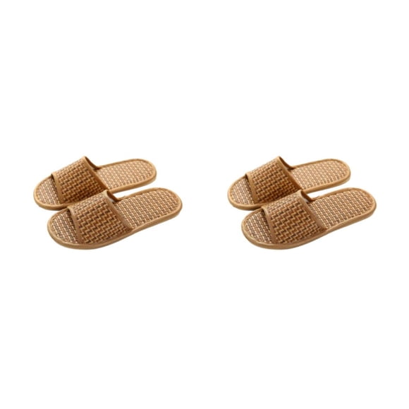 Minnieouse 1 par de pantuflas para interiores, sandalias casuales de verano con punta abierta, calzado para regalo Type6 NO6
