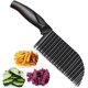 thumbnail image 1 of Vågskärare, Potatisskärare, Mångsidig Grönsaksskärare, Räfflad Kniv, Crinkle Cutter, Potatis, Sallad, 1 of 4