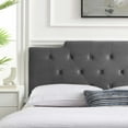thumbnail image 7 of Modway Juliet Tufted Full/Queen Performance Velvet Headboard in Charcoal, 7 of 7