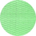 thumbnail image 1 of Ahgly Company Indoor Round Trellis Emerald Green Contemporary Area Rugs, 7' Round, 1 of 4