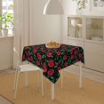 thumbnail image 4 of Wukai Cherry Waterproof Tablecloth for Kitchen Dining, Fits Square Tables for 2-4 Seats -54"x54", 4 of 7