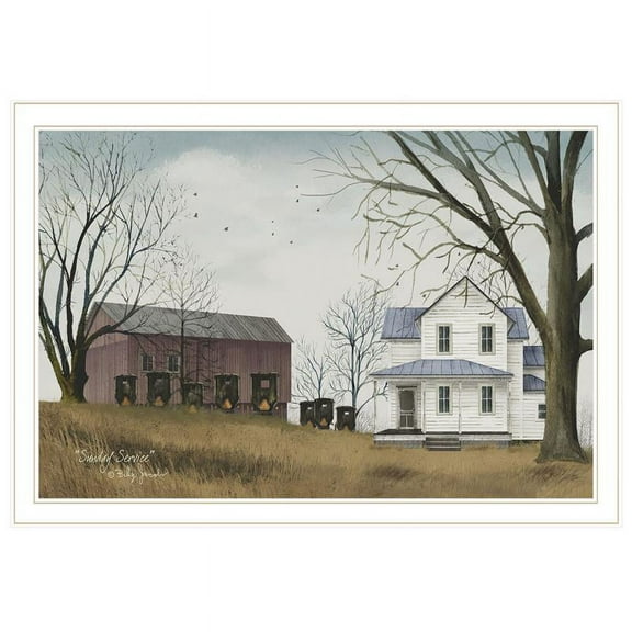 Sunday Service by Billy Jacobs Printed Wall Art Wood Multi-Color