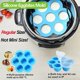 thumbnail image 5 of Accesorios para freidora de aire compatibles con cesta doble, freidora de aire antiadherente con bandeja para Pizza, rejilla para brochetas, Mol para morder huevos, 5 of 5