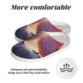 thumbnail image 6 of Picia Heart Sky Bird Couple for Women's Lamb-hug Comfy Fleece House Slippers Memory Foam, Slip-on House Shoes Indoor Outdoor-39/40, 6 of 7
