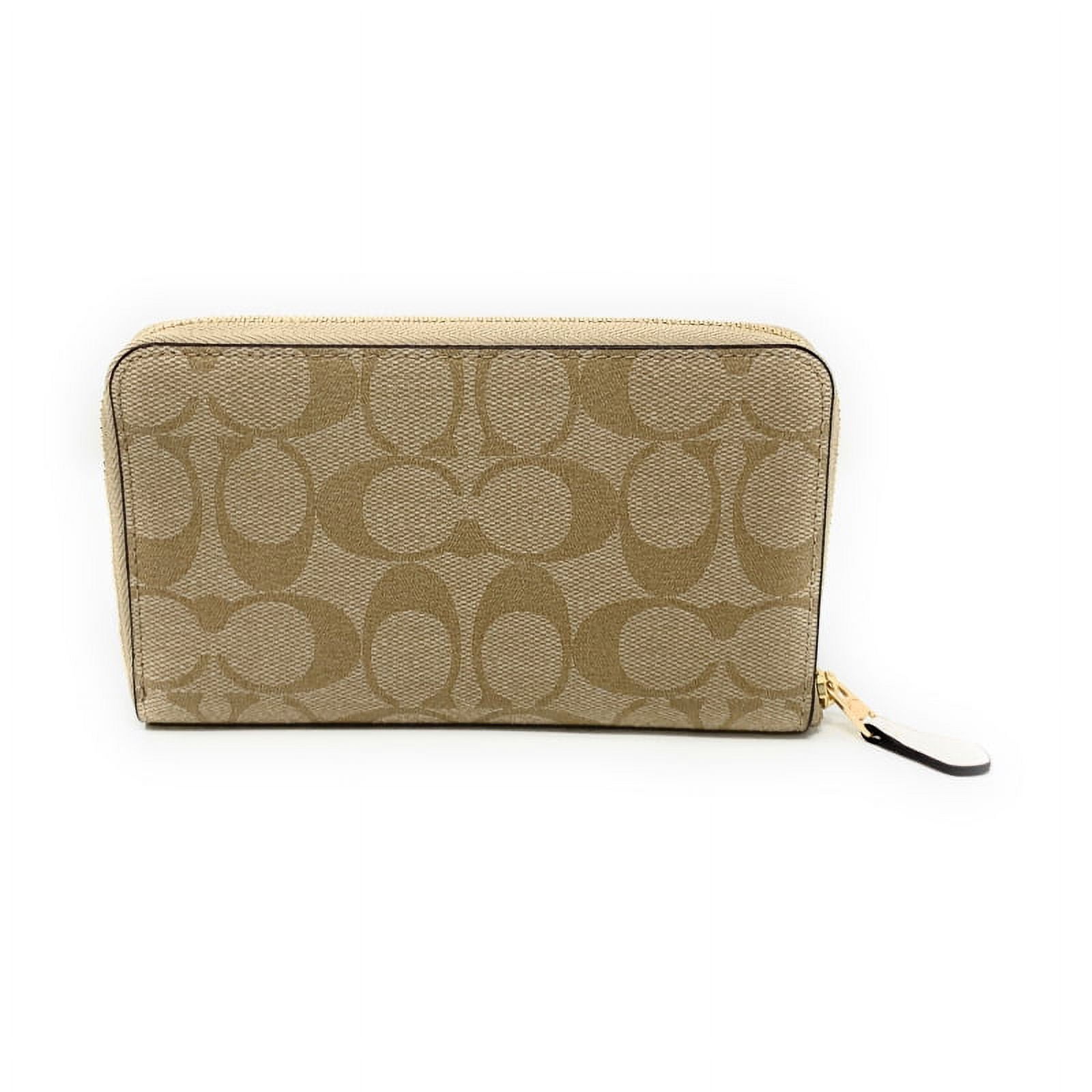 Coach Womens Medium Zip Around Wallet in Signature India | Ubuy