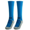 R-BAO Authorized Boy Cotton Blends Breathable Outdoor Sports Soccer Football Long Socks Pair Teal Blue