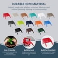 thumbnail image 4 of WestinTrends Malibu Outdoor Adirondack Style Ottoman, Red, 4 of 15