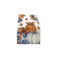thumbnail image 3 of Fall Table Runner,Kitchen Table Decor,Fall Table Runner,Autumn Pumpkin and Leaves Thanksgiving Table Decorations for Indoor Dining Room Kitchen Home Decor(B 6FT), 3 of 6