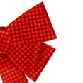 thumbnail image 4 of Northlight LED Lighted Sequin Bow Christmas Decoration - 17.5" - Red - Warm White Lights, 4 of 4