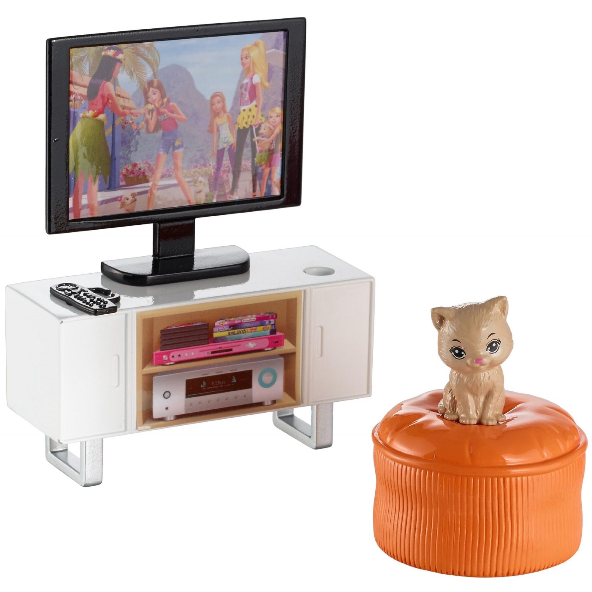 Barbie movie night playset sale