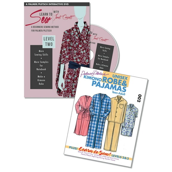 Learn to Sew with Janet Corzatt: Learn to Sew with Janet Corzatt — Level TWO — Plus Robe/Pajama Pattern : A Beginners Sewing Method for Palmer/Pletsch (DVD video)