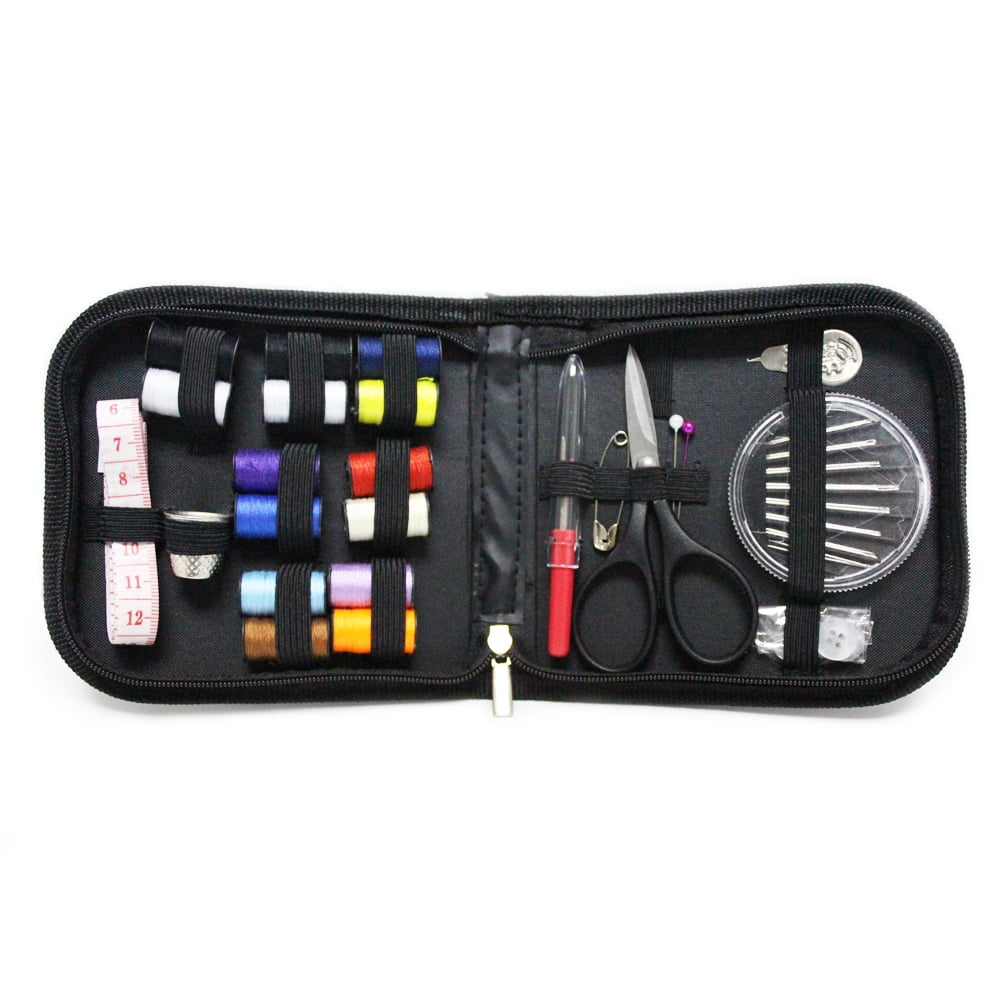 A*Homeist 27pcs Sewing Kits Sewing Threads Kits Needles Sissor Small Tape Measure