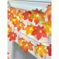 thumbnail image 5 of HAOSHICS Maple Leaf String Lights Thanksgiving Decorations, Fall Garland Lights String Indoor Outdoor Fall Decor Halloween Decorations, 5 of 6