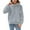 Light Gray, variant on Girls Sherpa Fleece Pullover Hoodie Long Sleeve Soft Plush Hooded Sweatshirt Casual Loose Fit Top