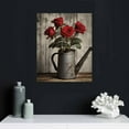 thumbnail image 4 of Nawypu Red Rose Canvas Wall Art: Rustic Black White Flower Bedroom Decor Vintage Vase Picture Home Decoration Farmhouse Print Artwork for Living Room Kitchen, 4 of 4