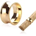 thumbnail image 5 of Juego de anillos para servilletas WEIHJMXG dorado 6 piezas decoración metal natural, 5 of 5