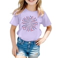 thumbnail image 4 of Gunia Kids Boys Girls 250Th Anniversary Shirt Short Sleeve 4Th Of July Independence Day Flag Patriotic Casual Crewneck Tops Tee Comfortable T Shirt For Toddler To Teen 3-13 Years, 4 of 4