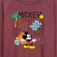 thumbnail image 3 of Mickey & Friends - Mickey Mouse - Women's Lightweight French Terry Long Sleeve Shirt, 3 of 5