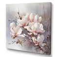thumbnail image 2 of Designart "Winter Magnolia Serenity I" Magnolias Canvas Art Print, 2 of 7
