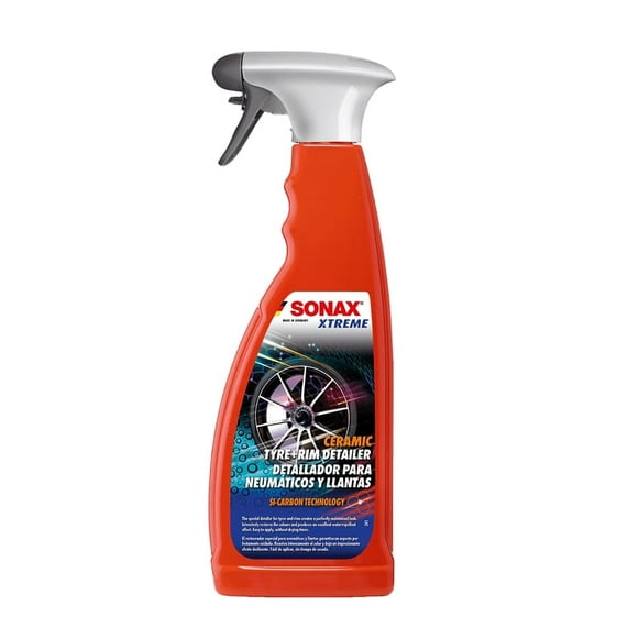 SONAX Xtreme Ceramic Tires + Rims Detailer quick detailing spray for rims and car tires