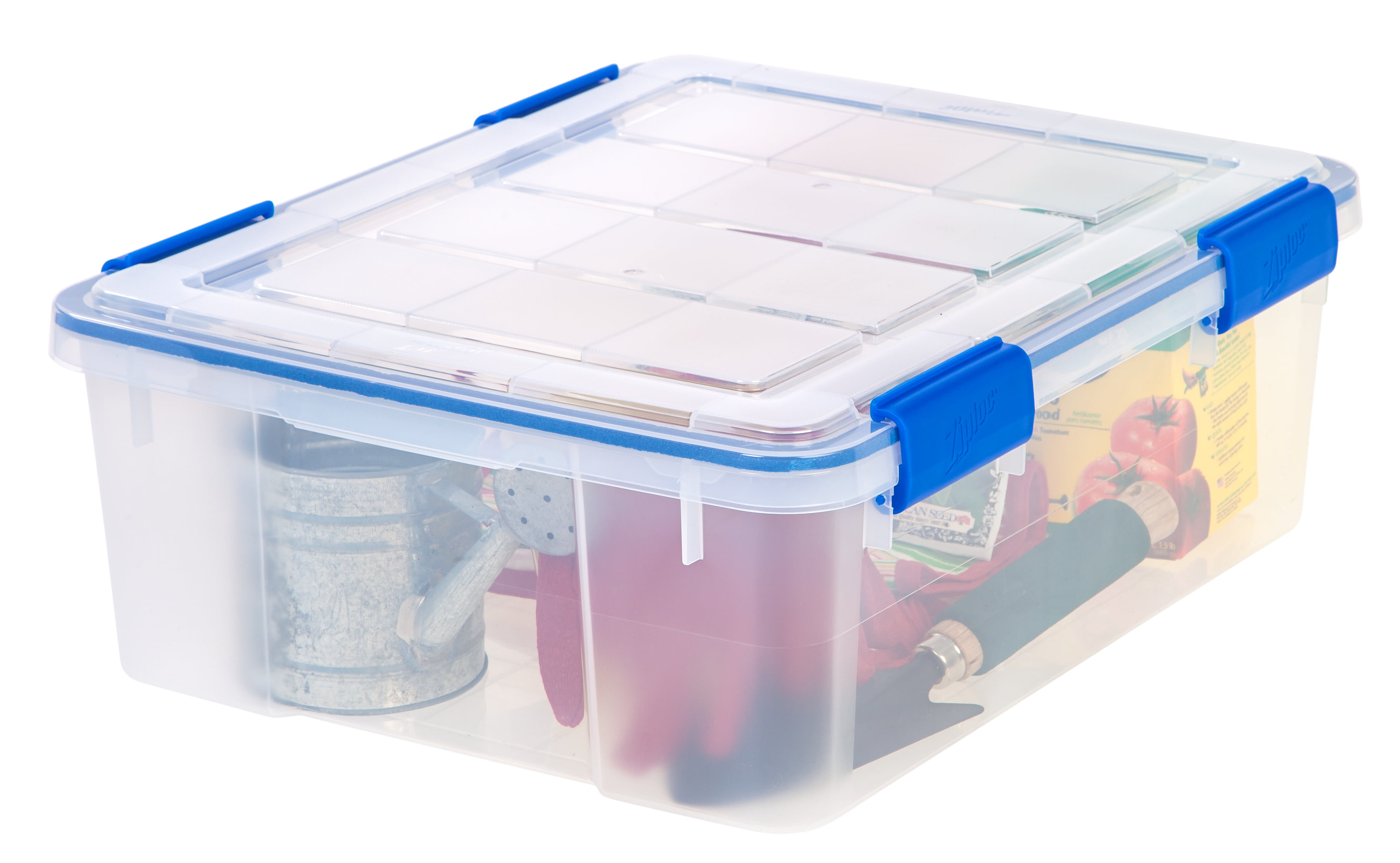 Ziploc WeatherShield Storage Box 44 Quart Clear, 19.7″ x 15.75″ x 11.02″ –  Pack of 3 – Find Organizers That Fit