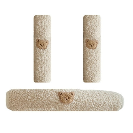 T-HOTLYST Set of 3pcs Baby Strollers Handle Protective Cover Toddler Pram Strap Drooling Bib Newborns Infant Teething Saliva Towel