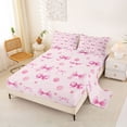 thumbnail image 2 of Erosebridal Girly Bowknot Kids Queen Sheet Sets, Cycle Polka Dots Bed Set, 4 Pieces, 2 of 5