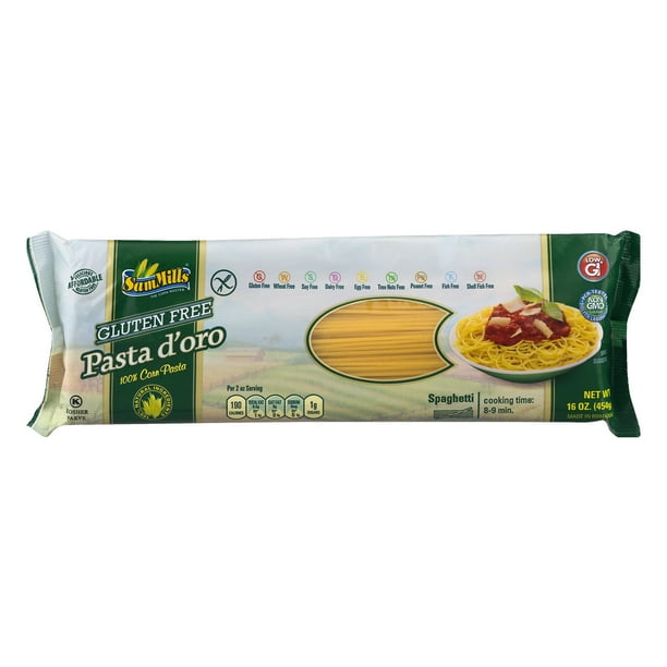 Sam Mills Pasta D'Oro Gluten Free, Spaghetti, 1Pound (Pack of 12