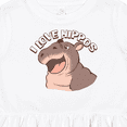 thumbnail image 4 of Inktastic I Love Hippos Girls Toddler Dress, 4 of 5