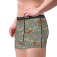 thumbnail image 3 of Wukai Dachshund Dog Bird Print Men’s Underwear Breathable Boxer Briefs,&nbsp;Moisture Wicking & Breathable-X-Large, 3 of 7