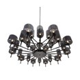 thumbnail image 2 of 5526P48-30-612-CWI Lighting-30 Light Chandelier with Pearl Black Finish, 2 of 5