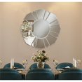 thumbnail image 2 of Posh Living JF304-07NC-UE Miroir Rond Moderne 0.7 x 32.7 x 32.7 Po, 2 of 7