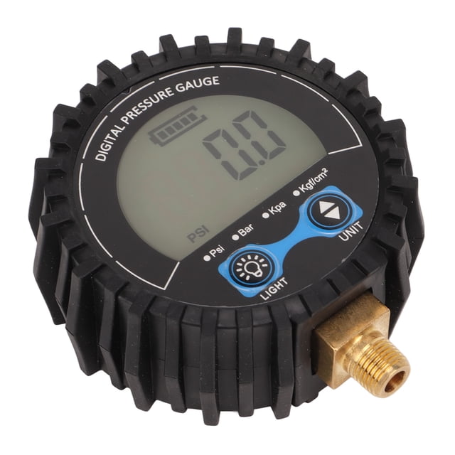 Medidor De Presión Digital Para Inflador De Neumáticos, Medidor De Presión Digital Para Neumáticos, Bajo Desgaste, Visibilidad Brillante, Preciso DC3.1V Para RV