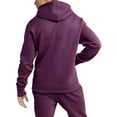 thumbnail image 4 of Champion Men's and Big Men's Powerblend Fleece C Logo Pullover Hoodie, up to Size 4XL, 4 of 4