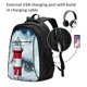 thumbnail image 2 of Disketp Circular Lighthouse Mochila de Viaje Estampada para Laptop con Puerto de Carga USB, Mochila Impermeable para Computadora – Regalo para Hombres y Mujeres, 2 of 7